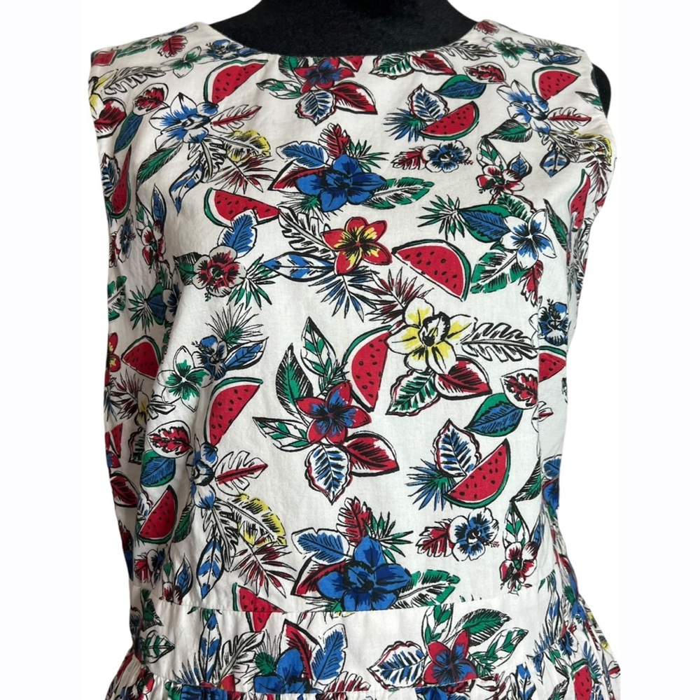 Long Tall Sally‎ Womens 8 Multi Color Sleeveless Midi Dress - Picture 2 of 12